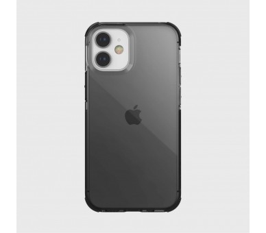 Raptic Carcasa Clear Apple Iphone 12 Mini Negra Humo