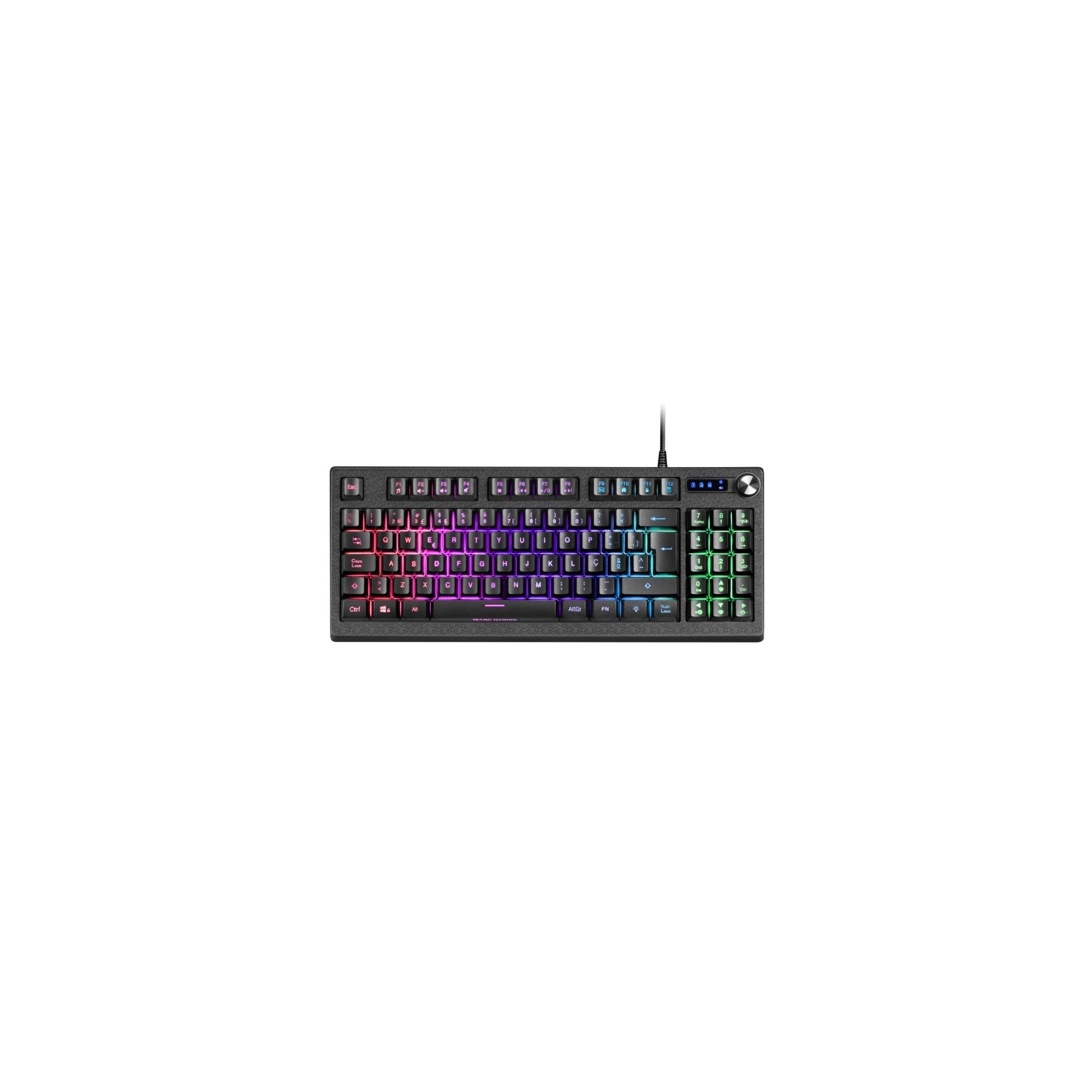 Mars Gaming Mkrevo Teclado Mecanico Rgb Portuguese