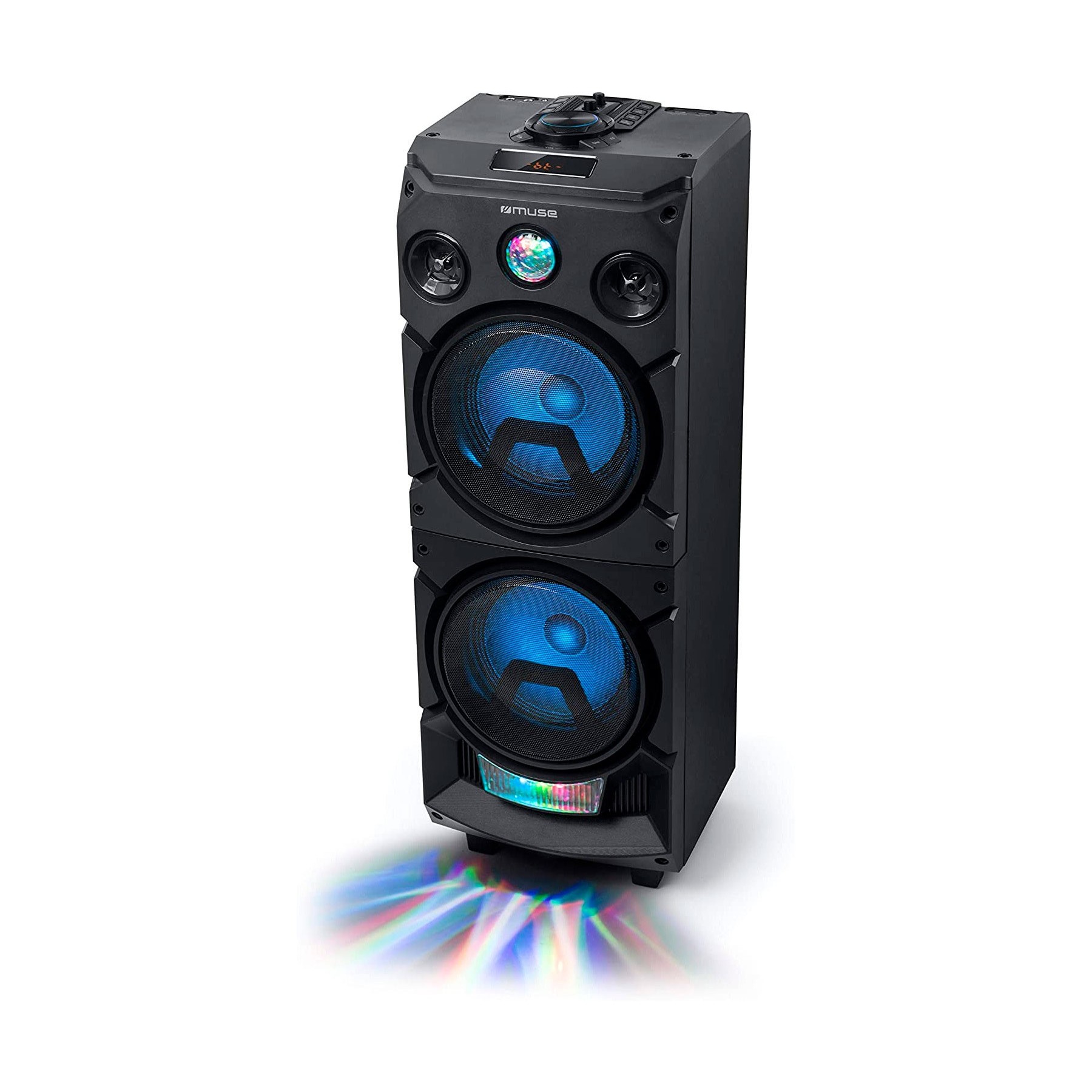 Altavoz Para Fiestas Muse M-1935 Dj Negro 400W Con Bluetoot