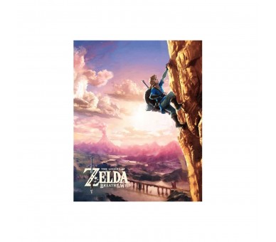 Cuadro 3D Climbing The Legend Of Zelda