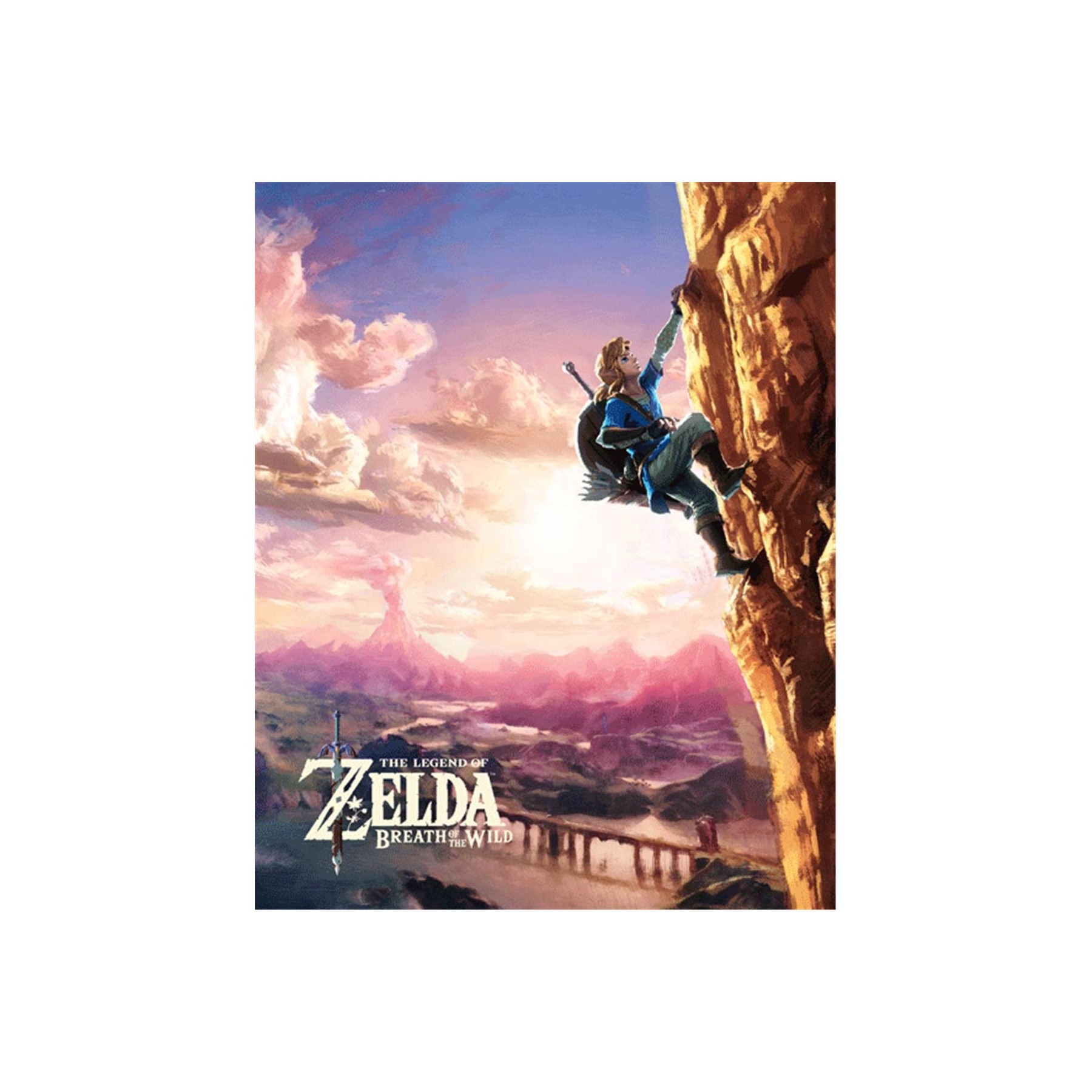 Cuadro 3D Climbing The Legend Of Zelda