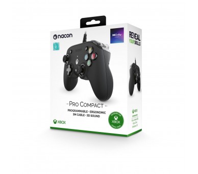 Mando con cable Nacon PRO COMPACT Negro XBX