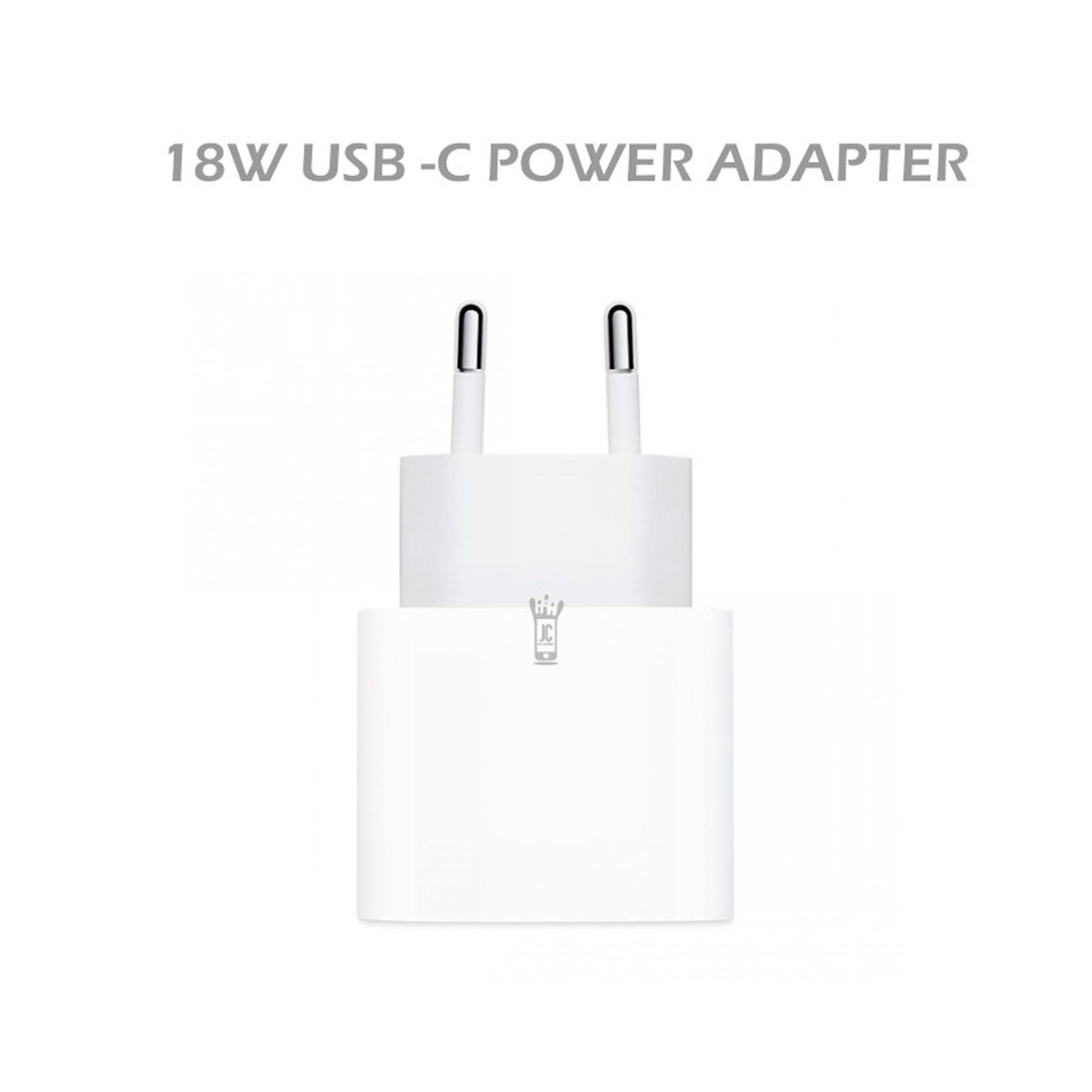Jc Cargador Blanco Pared Usb-C 18W Carga Rápida