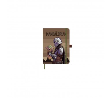 Cuaderno A5 Yoda Mandalorian Star Wars