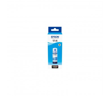 Botella Tinta Epson Ecotank 114 Cyan
