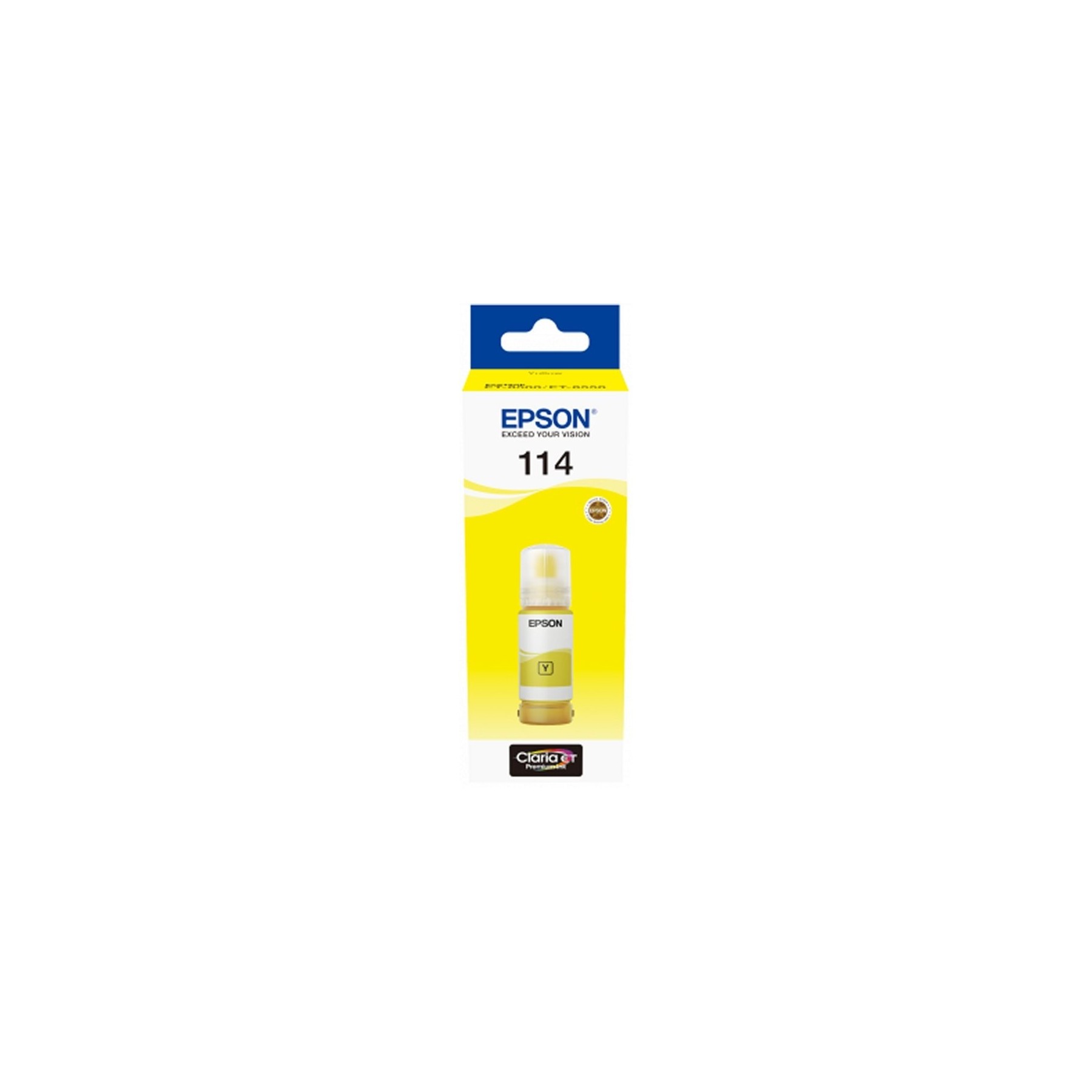 Epson Botella Tinta Ecotank 114 Amarillo 70Ml