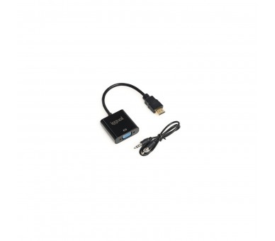 Iggual Adaptador Hdmi A Vga + Audio (3.5 Mm)