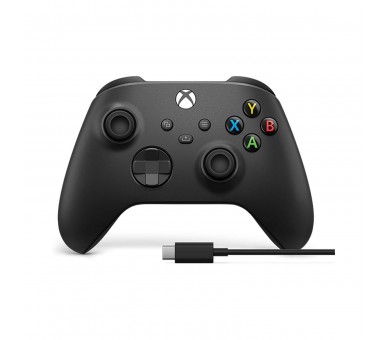 Mando Inalambrico Negro + Usb-C Cable Xbox Series/Pc