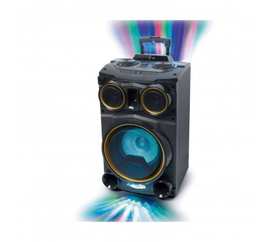 Altavoz Para Fiestas Muse M-1938 Dj Negro//500W/Bluetooth/Lu