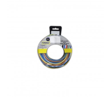 Carrete Cablecillo 2,5Mm 3 Cables (Az-M-T) 5Mts Xcolor 15Mts