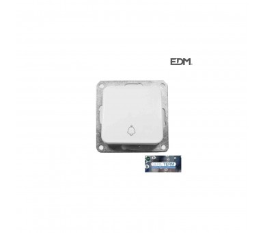 Pulsador Timbre  Empotrar "Serie Term" Edm(Bolsa Blister)