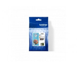 Pack Cartuchos Tinta Brother Lc424Val Negro