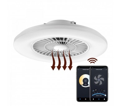 Muvit Io Lámpara Superficie Techo Wifi Blanco Cct Con Ventil