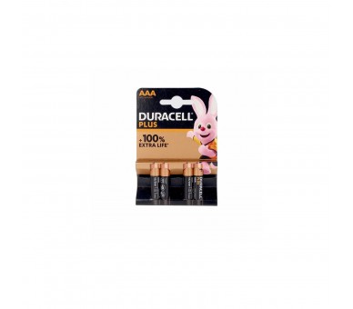 Pack De 4 Pilas Aaa Duracell Plus Mn2400/ 1.5V/ Alcalinas