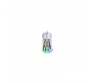 Ratón Gaming Mars Gaming Mm55/ Hasta 12800 Dpi/ Blanco