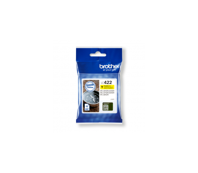 Cartucho Tinta Brother Lc422Y Amarillo 550