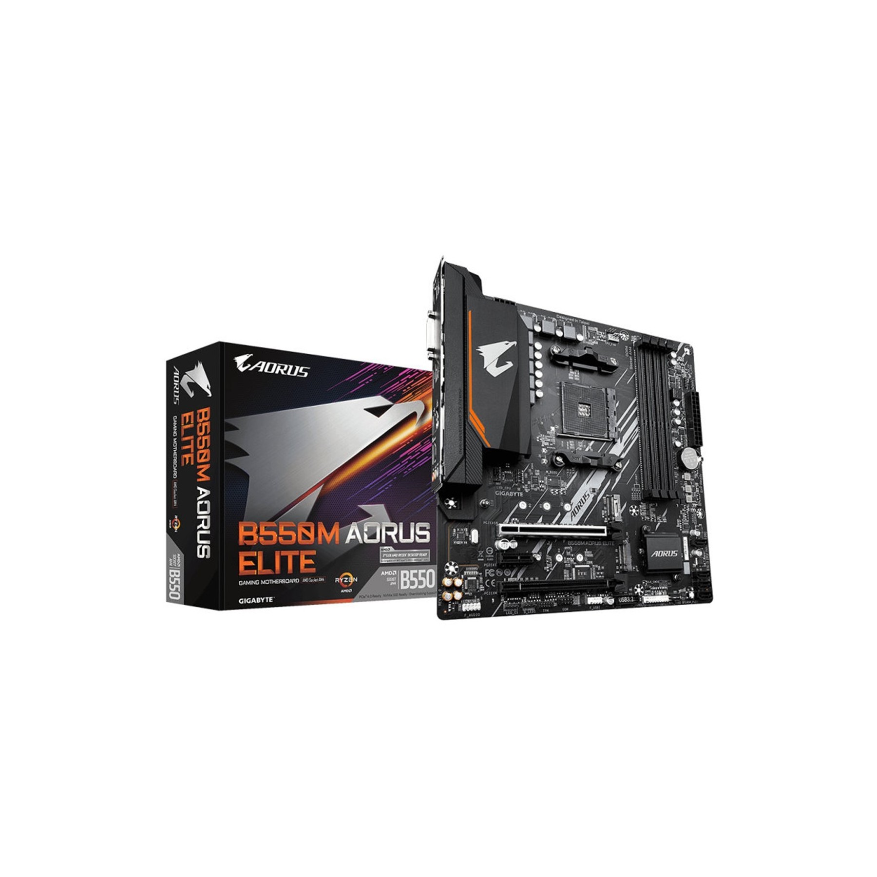 Placa Base Gigabyte B550M Aorus Elite Am4 Matx 4Xddr4