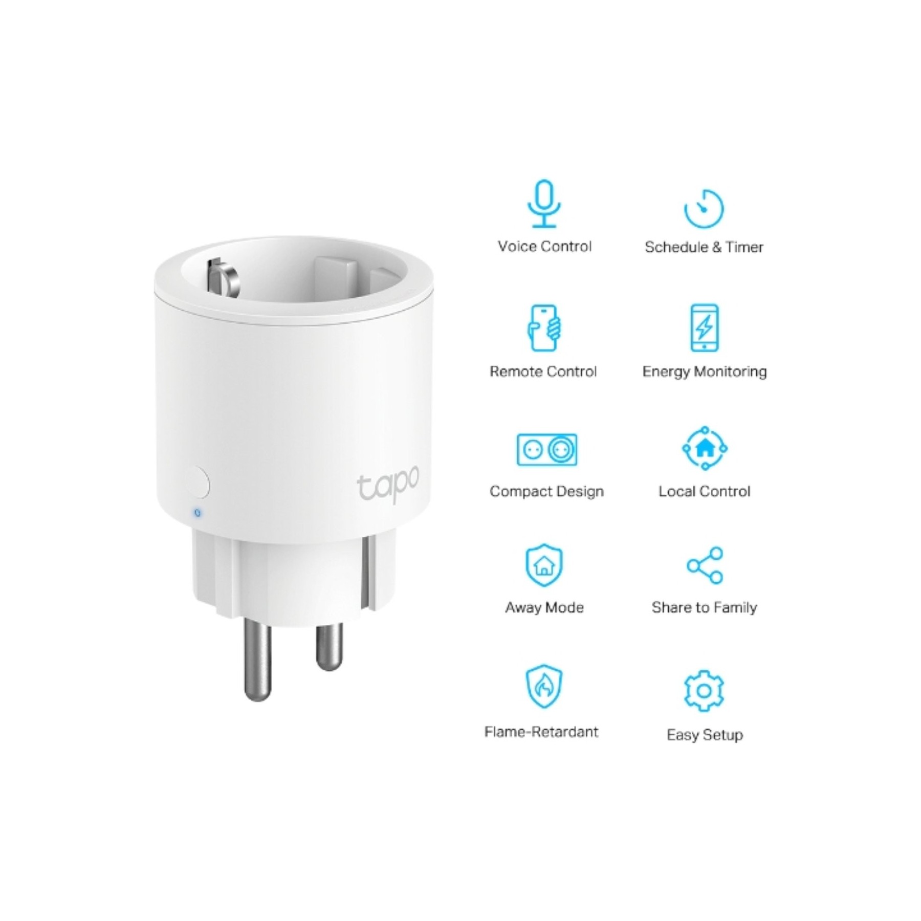 Enchufe Inteligente Wifi Tp-Link Tapo P115 2.4Ghz  Controlad