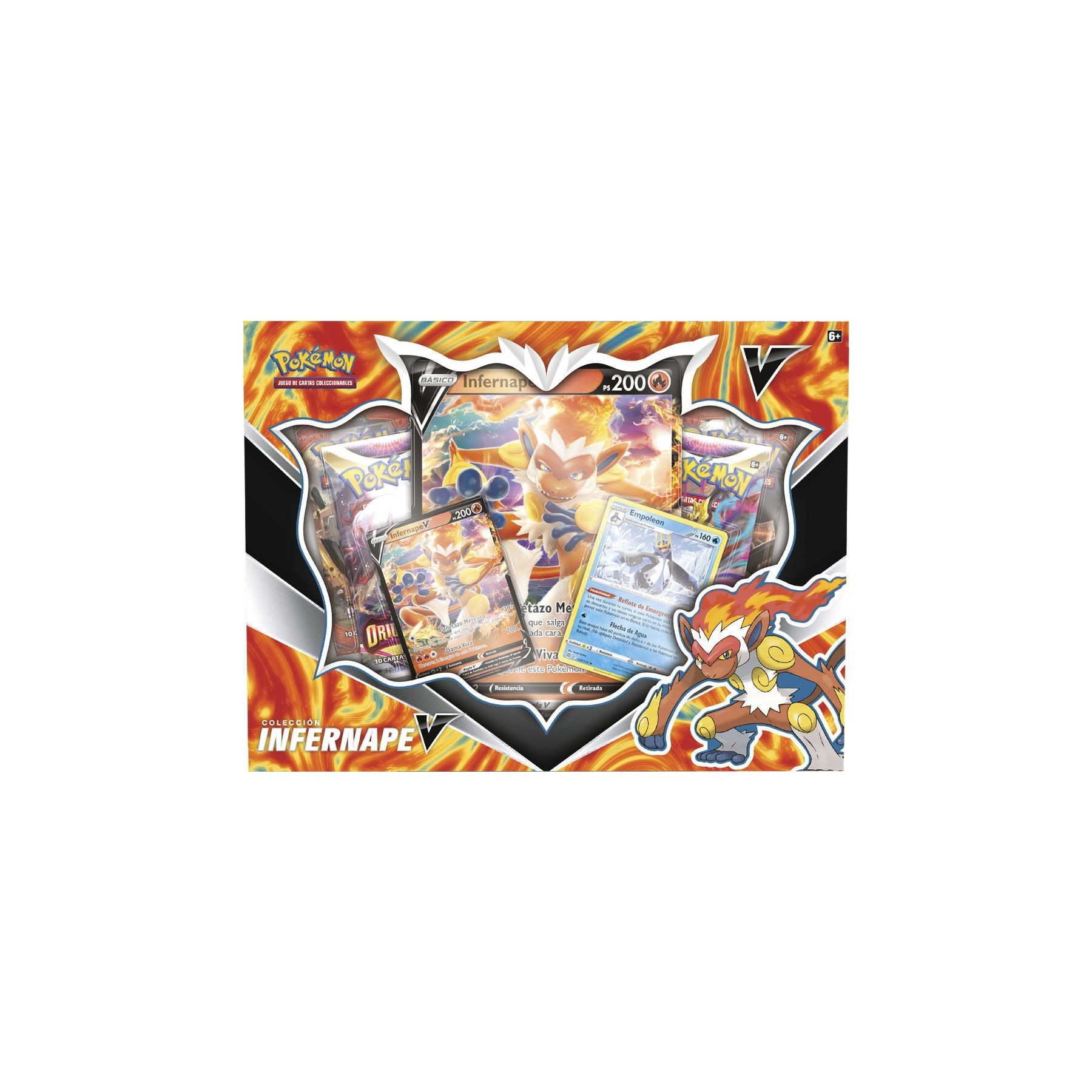 Blister Juego Cartas Coleccionables Infernape V Pokemon