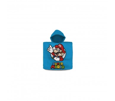 Poncho Toalla Super Mario Bros Algodon