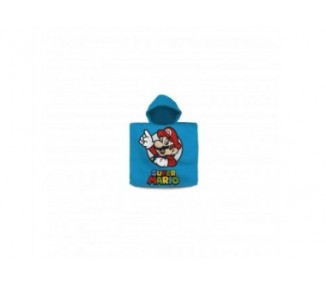 Poncho Toalla Super Mario Bros Algodon