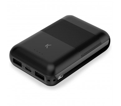 Ksix Bxba10000Sm02 Negro / Power Bank 10.000Mah