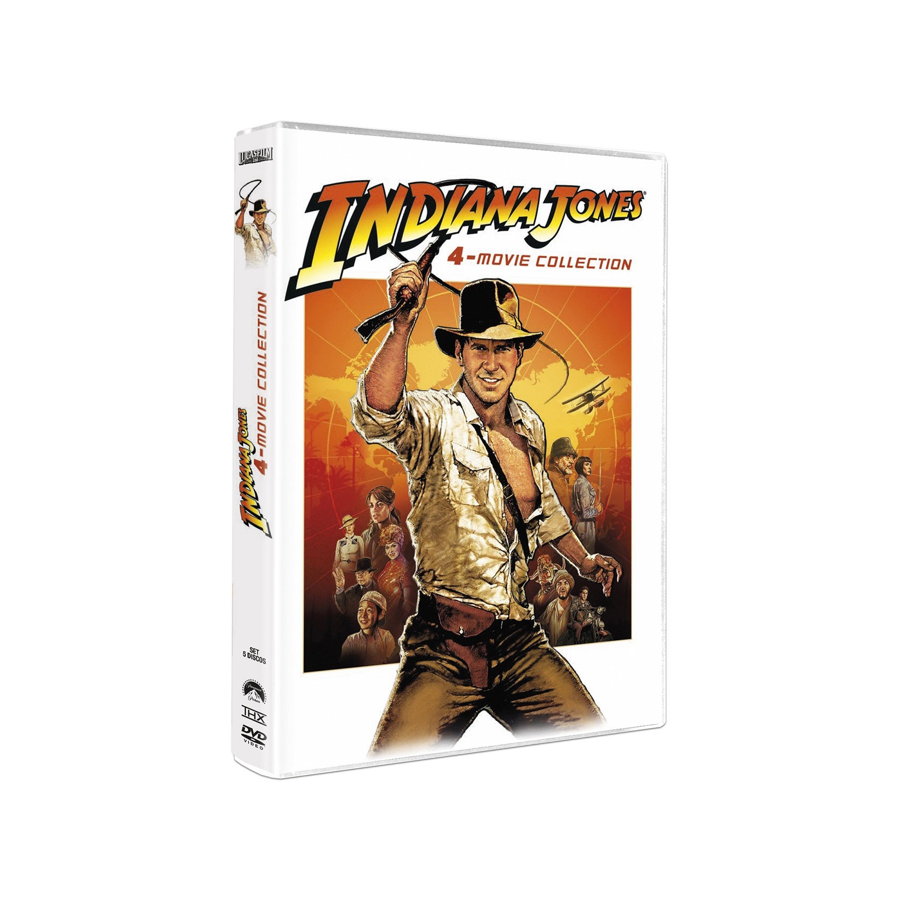 Indiana Jones - Colección 4 Películas  - Dv Param Dvd Vta