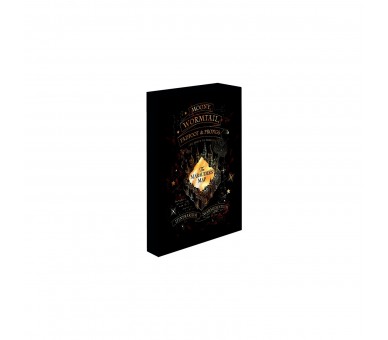 Lienzo con Iluminacion Harry Potter Marauders Map 30X40