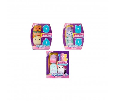 Set Peluches Squishmallows 5Cm Surtido 4 Unidades