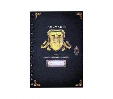 Cuaderno A5 Hogwarts Harry Potter 6 Unidades