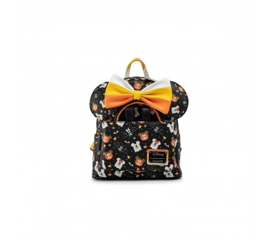 Set Mochila + Diadema Orejas Spooky Halloween Mickey And Min