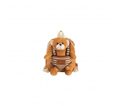 Mochila Reversible + Peluche Oso Benji 25Cm