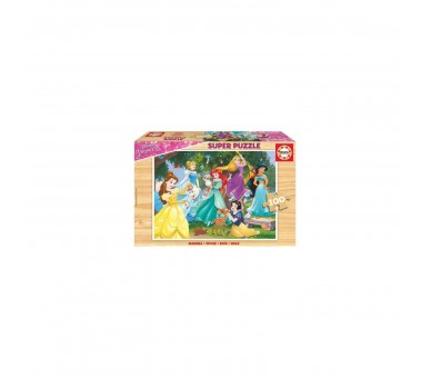 Puzzle Princess Disney Madera 100Pzs