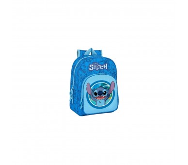 Mochila Stitch Disney 34Cm Adaptable