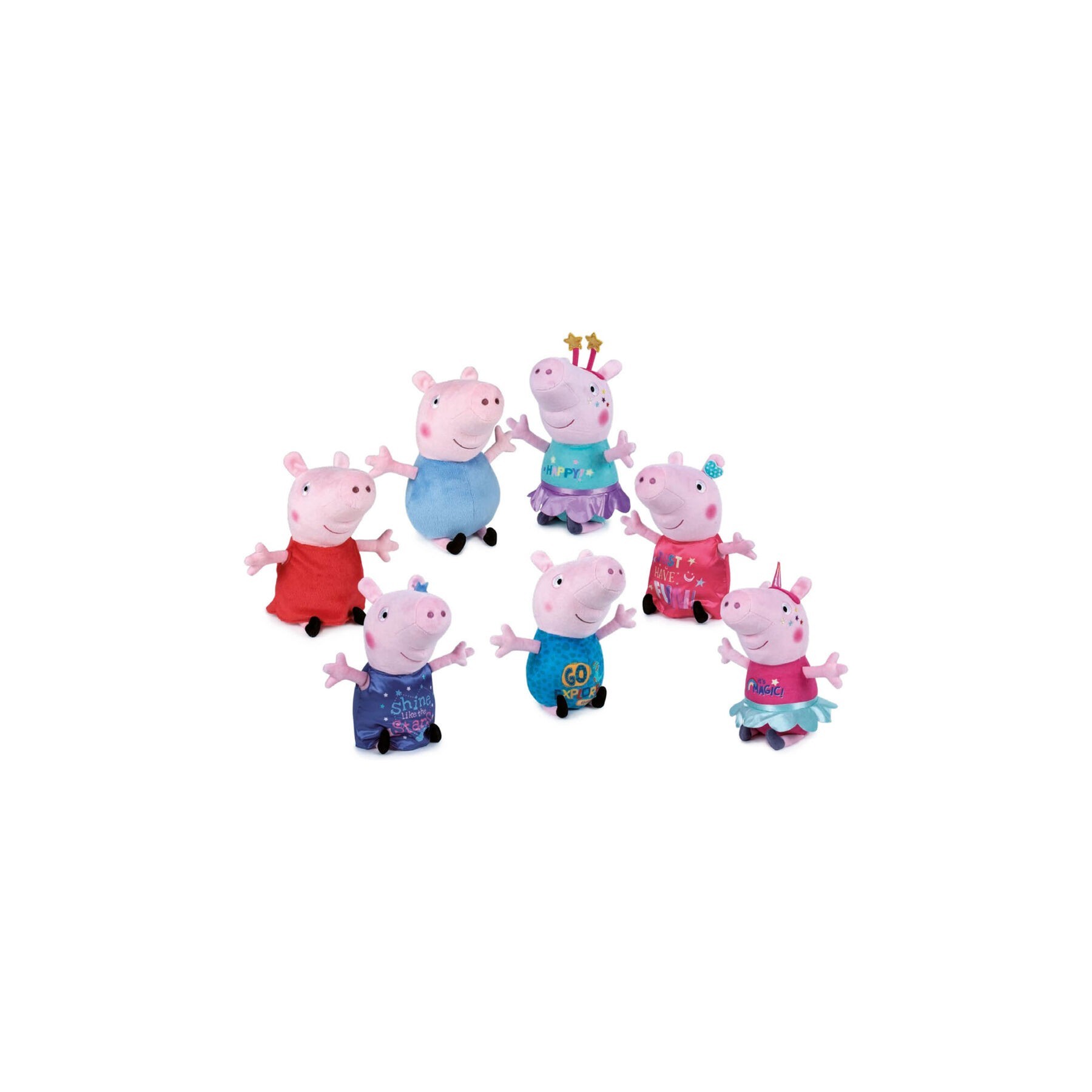 Peluche Unicorns Stars Peppa Pig 30Cm Surtido 12 Unidades