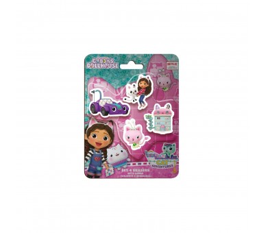 Blister 4 Gomas De Borrar La Casa De Muñeas De Gabby 12 Unid