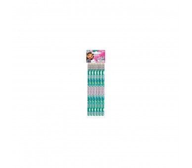 Blister 6 Lapices La Casa De Muñecas De Gabby 24 Unidades