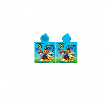 Poncho Toalla Patrulla Canina Paw Patrol Microfibra