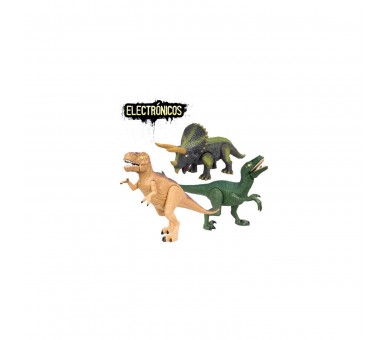 Pack 11 Dinosaurios Luces Y Sonido Surtido