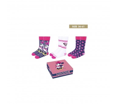 Set 3 Calcetines Minnie Disney