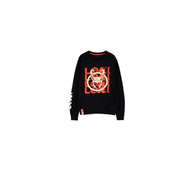 Sudadera Logo Text Loki Marvel