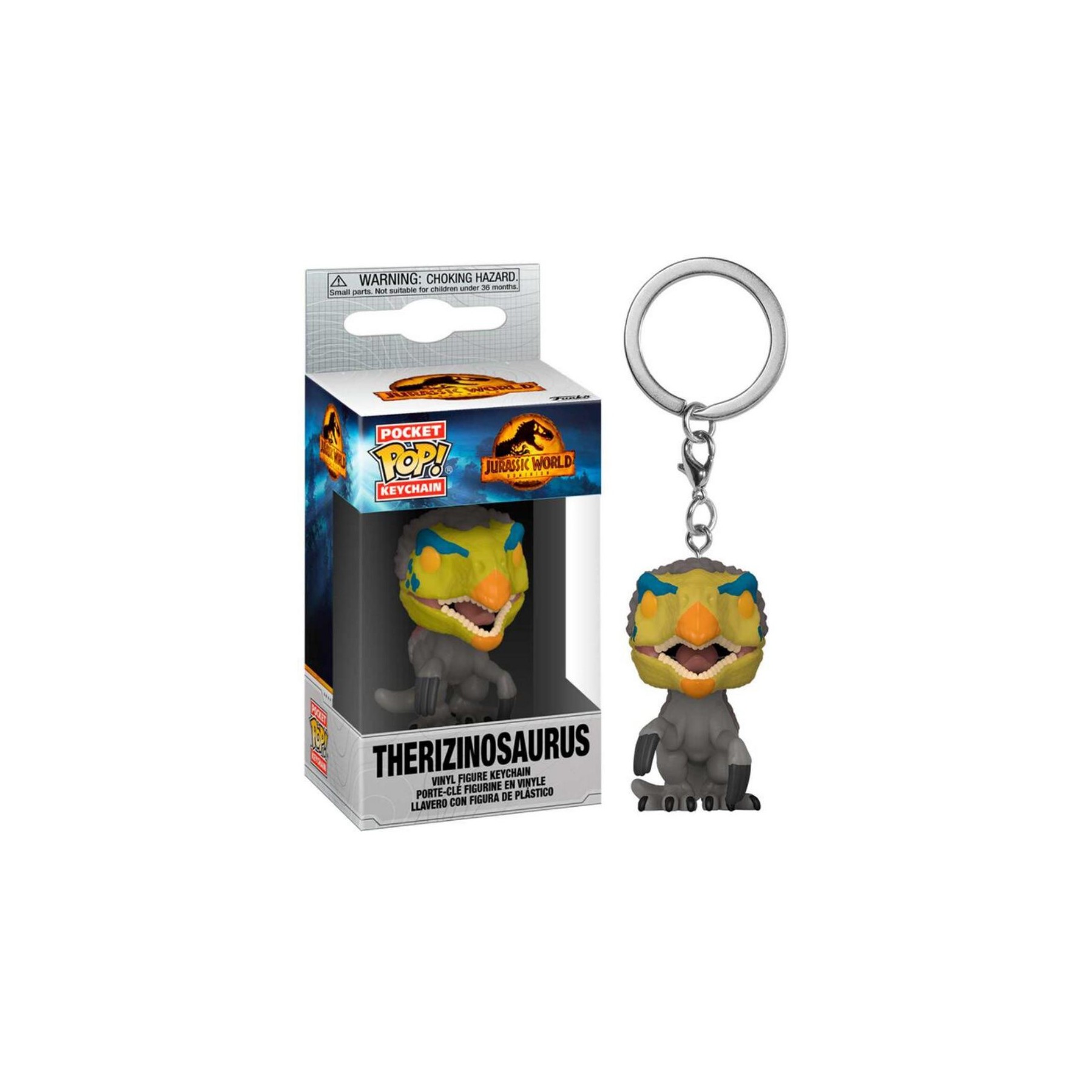 Llavero Pocket Pop Jurassic World 3 Therizinosaurus