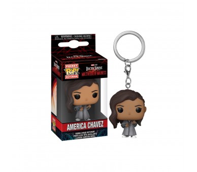 Llavero Pocket Pop Marvel Doctor Strange America Chavez