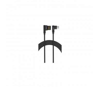 Cable Datos Carga Mobile+ Mb 1022 Tipo C A Usb, A 90 Grados