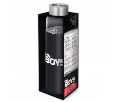 Botella De Cristal Con Funda De Siliconathe Boys 585 Ml