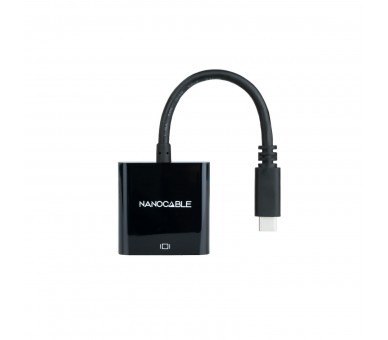 Cable Conversor Nanocable 10.16.4101-Bk/ Usb Tipo-C Macho Vg