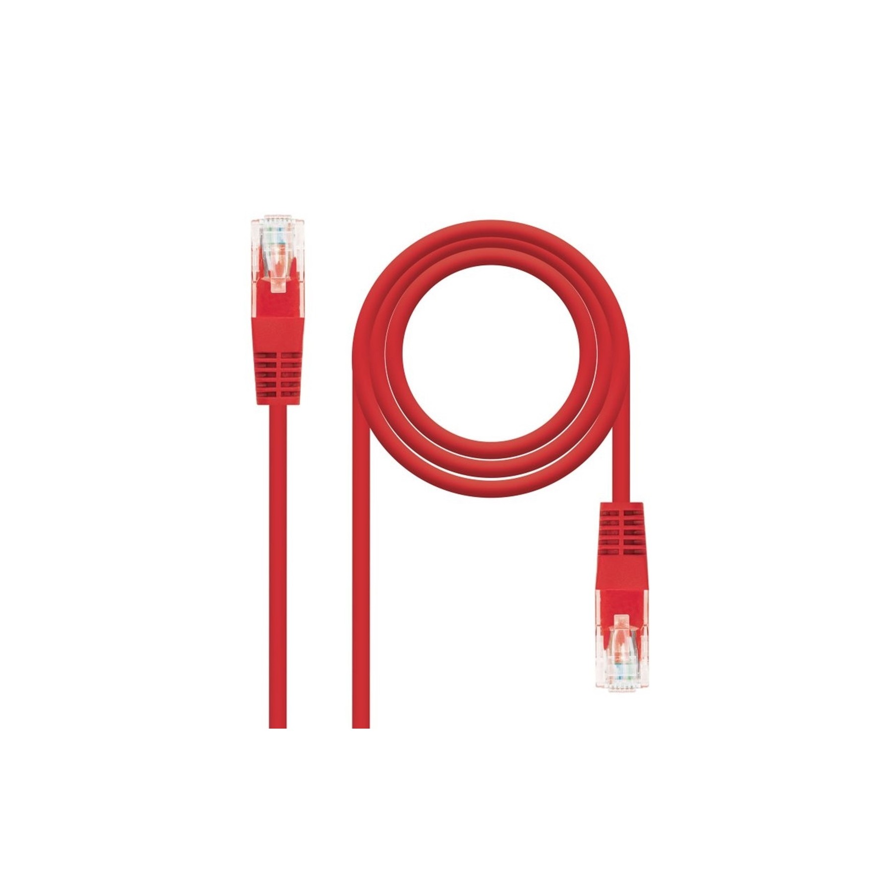 Cable De Red Rj45 Utp Nanocable 10.20.0401-R Cat.6/ 1M/ Rojo