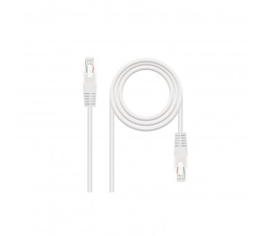 Cable De Red Rj45 Utp Nanocable 10.20.0403-W Cat.6/ 3M/ Blan