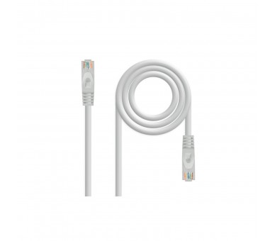 Cable De Red Rj45 Utp Nanocable 10.20.1805 Cat.6A/ 5M/ Gris