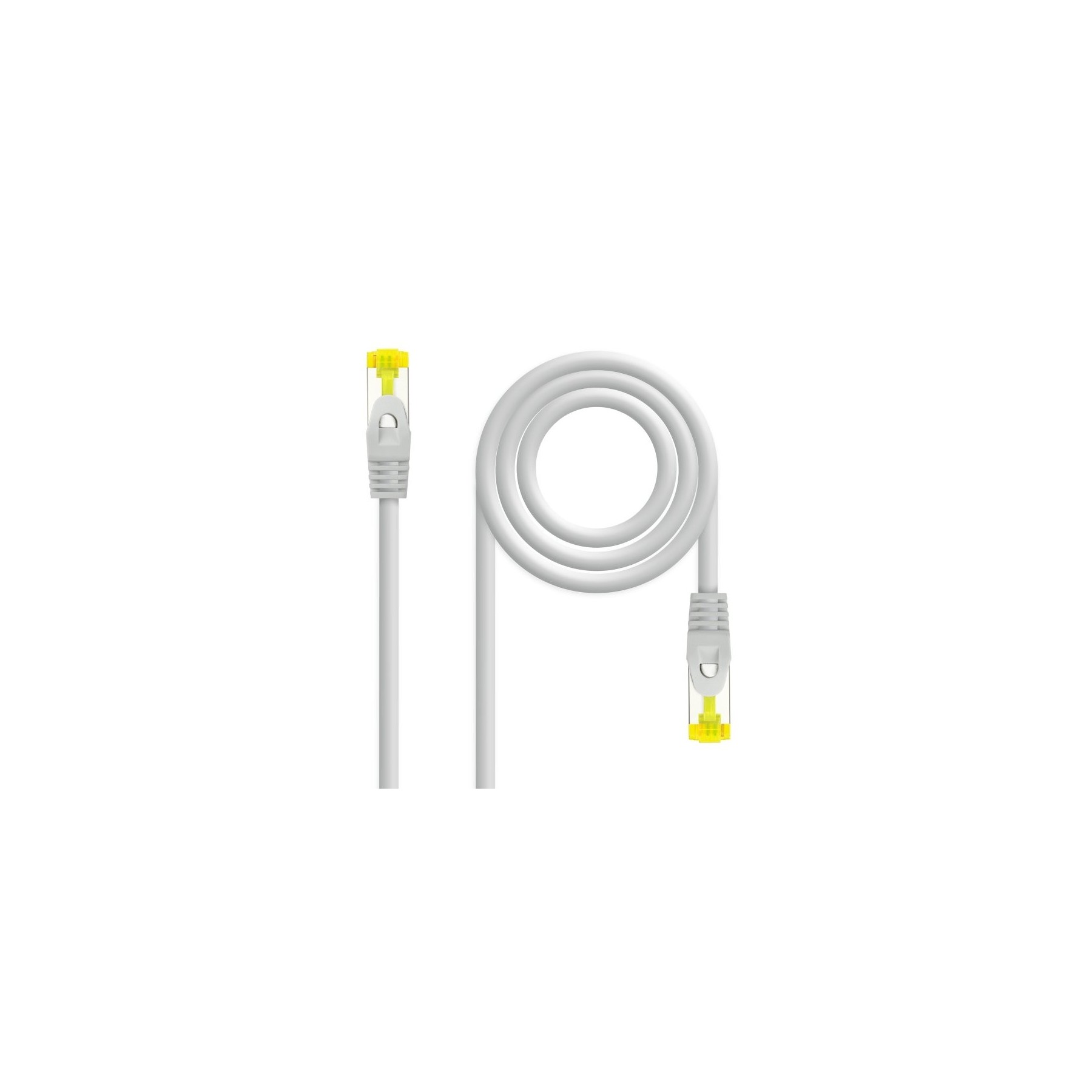 Cable De Red Rj45 Sftp Nanocable 10.20.1910 Cat.6A/ 10M/ Gri